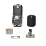 Cerradura Autónoma ASSURE YRD256, Niquel Satinado, Teclado Discreto al frente, PIN, Posible Integración con Zwave y Apertura por Smartphone Seguridad iontec.mx