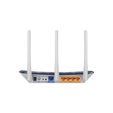 Router Inalámbrico doble banda N, 2.4 GHz y 5 GHz Hasta 733 Mbps, 3 antenas externas omnidireccional, 4 Puertos LAN 10/100 Mbps, 1 Puerto WAN 10/100 Mbps Redes iontec.mx
