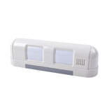 PIR de doble cobertura, ideal para lugares angostos, fachadas o generar bardas virtuales hasta 24 metros Detectores iontec.mx