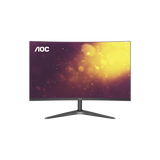 Monitor Curvo Retro-iluminación W-LED de 27", Resolución 1920 x 1080 Pixeles con Entradas de Video VGA / HDMI . Panel MVA con Marco Ultra Delgado - iontec.mx