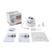 Turret IP 4 Megapixel / 30 mts IR EXIR / Exterior IP67 / WDR / PoE / Lente 2.8 mm - iontec.mx