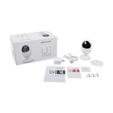 Mini Cubo IP 1 Megapixel / 5 mts IR / dWDR / MicroSD 128GB / Hik-Connect P2P / Bocina y micrófono interconstruidos / Interior / WIFI Vídeo Vigilancia iontec.mx