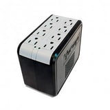 REGULADOR VORAGO AVR-200 1400VA 8 CONTACTOS NEGRO/BLANCO Regulador iontec.mx