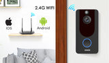 Cámara de seguridad inalámbrica EKEN V7 HD 1080P Smart WiFi Video timbre de puerta intercomunicador Visual Visión Nocturna IP Automatización iontec.mx