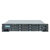 SAN iSCSI de alto rendimiento con 12 bahías SAS/SATA 3.5" expandible y con fuente redundante - iontec.mx