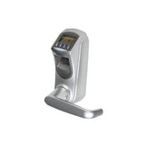 Chapa Cromada con Lector de Huella y Teclado. Control de Acceso iontec.mx