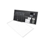 Control de Pared para 6 Zonas, Centraliza cargas de iluminación de forma inalámbrica, compatible con RRMAIN, botoneras y controles remotos PICO. Iluminacion iontec.mx