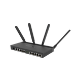 Router con Wi-Fi 4x4 MU-MIMO, hasta 2 watts de potencia, antenas de 3 dBi, 10 puertos Gigabit, 1 Puerto SFP+ Redes iontec.mx