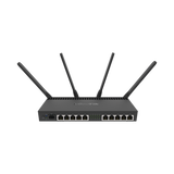 Router con Wi-Fi 4x4 MU-MIMO, hasta 2 watts de potencia, antenas de 3 dBi, 10 puertos Gigabit, 1 Puerto SFP+ Redes iontec.mx