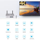 Eglobal Intel Core i7 i5 7200U i3 7100U Fanless Mini PC Windows 10 Pro Barebone Computer DDR4/DDR3 2.4GHz 4K HTPC WiFi HDMI VGA Mini Pc iontec.mx