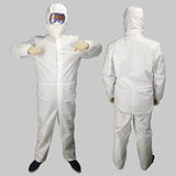 Traje de protección contra virus ropa protectora desechable Antibacterial Antivirus Protección química a prueba de polvo Protección contra virus Proteccion Corporal iontec.mx