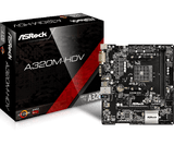 TARJETA MADRE ASROCK A320M-HDV DDR4 DVI-D, D-SUB, HDMI, USB 3.1 X6 SOC Motherboard iontec.mx
