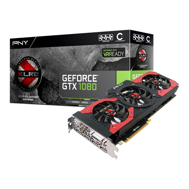 TARJETA DE VIDEO PNY GTX 1080 XLR8 GAMING OC 8GB