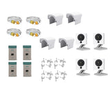 KIT DE 4 CAMARAS EXTERIOR INCLUYE 4 WYZECAM + 4 MEMORIAS DE 32GB + 4 CARCAZAS PARA EXTERIOR + EXTENSIONES DE 5MTS + 4  KITS DE INSTALACION +SEGURO HOGAR - iontec.mx