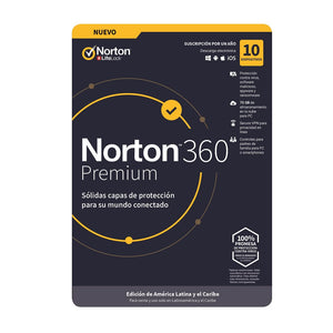 NortonLifeLock Norton 360 Premium Licencia b&aacute;sica 10 licencia(s) 1 a&ntilde;o(s) Espa&ntilde;ol Software iontec.mx