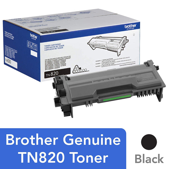 Brother TN820 Cartucho Laser, 3000 Páginas, Color Negro - iontec.mx