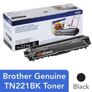 Brother TN-221BK tóner y cartucho láser - Tóner para impresoras láser (2500 páginas, Laser, HL-3140CW, HL-3170CDW, 10 - 40 °C, 20 - 80%, -20 - 40 °C) Negro - iontec.mx