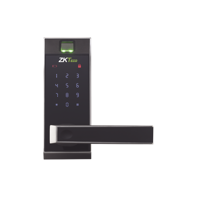 Cerradura Autonoma con Lector de Huella Digital con Teclado tactil y Comunicacion Bluetooth Estándar Americano Seguridad iontec.mx