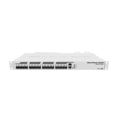 Cloud Router Switch CRS317-1G-16S+RM 16 Puertos SFP+, 1 Puerto Gigabit Ethernet Redes iontec.mx