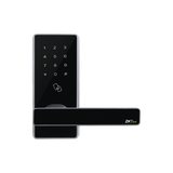Cerradura Bluetooth con Lector de tarjetas y Teclado Táctil / Compatible con APP DE SMARTPHONE / Códigos para VISITANTES remotos/ Estándar americano (fácil instalación) / 100 tarjetas y Contraseñas - iontec.mx