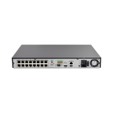NVR 8 Megapixel (4K) / 16 canales IP / 16 Puertos PoE+ / 2 Bahías de Disco Duro / Switch PoE 300 mts / HDMI en 4K - iontec.mx
