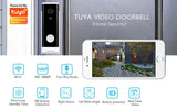 Tuya Smart Video Doorbell 1080P WiFi Video Intercom APP Remote Control Wireless Door Bell Camera Alexa Google Home Monitor Timbre iontec.mx