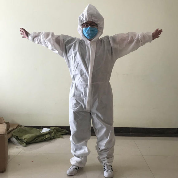 Ropa anti virus traje de aislamiento protector médico ropa protectora de una pieza ropa protectora química de 1 capa Gadget iontec.mx