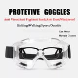 Anti Virus Goggles Anti Fog Dust Protecci&oacute;n para los ojos Blinkers Antiviral Eyewear Coronavirus Engranajes protectores Gafas a prueba de viento Gadget iontec.mx