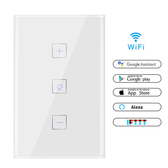 Smart Light Dimmer Pared Control WiFi Interruptor de luz WiFi Trabaja con Alexa Google Assistant IFTTT - iontec.mx