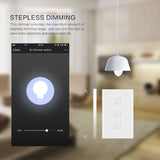 Smart Light Dimmer Pared Control WiFi Interruptor de luz WiFi Trabaja con Alexa Google Assistant IFTTT - iontec.mx